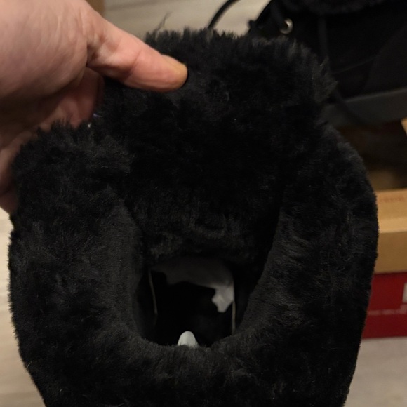 #139 style&Co.Aubrey Ankle Boots Fur-Lined genuine suede Women's 8M Boots NWOTWB - Picture 4 of 14